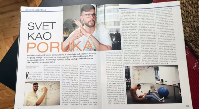 nikola učur u vojvođanskom magazinu kao siva ćelija priča o neuromarketingu