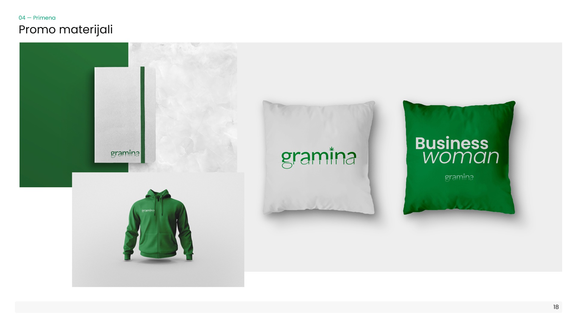 gramina, logo, knjiga grafičkih standarda, neuromarketing